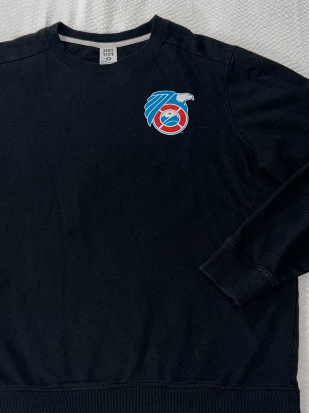 USCG Coast Guard sweatshirt fleece black long sleeve men’s large
